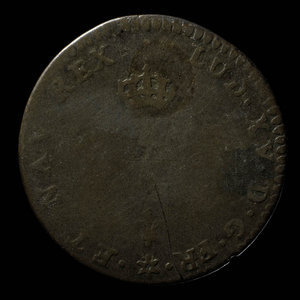 France, Louis XV, 2 sous : 1739