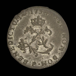 France, Louis XV, 2 sous : 1744