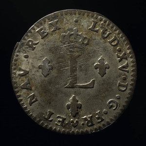 France, Louis XV, 2 sous : 1744