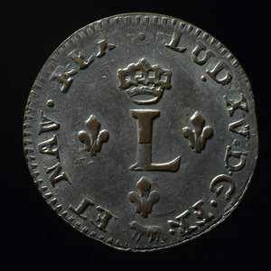 France, Louis XV, 2 sous : 1755