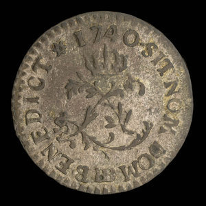 France, Louis XV, 1 sou : 1740