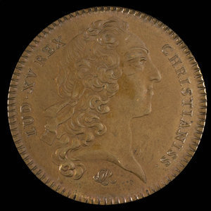 France, Louis XV, no denomination : 1753