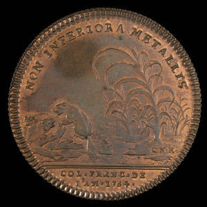 France, Louis XV, no denomination : 1754