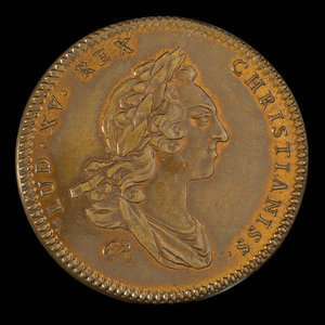 France, Louis XV, no denomination : 1754