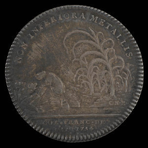 France, Louis XV, no denomination : 1754