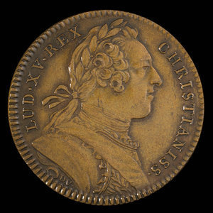 France, Louis XV, no denomination : 1754