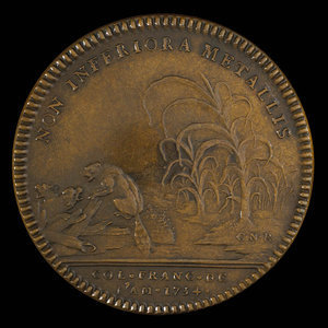 France, Louis XV, no denomination : 1754