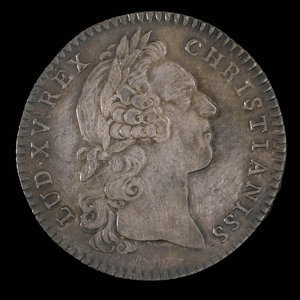 France, Louis XV, no denomination : 1754