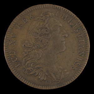 France, Louis XV, no denomination : 1755