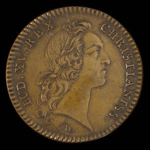 France, Louis XV, no denomination : 1755