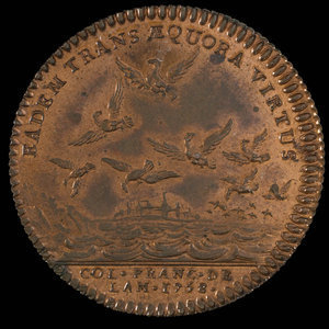 France, Louis XV, no denomination : 1758