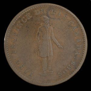 Canada, Banque du Peuple (People's Bank), 1 penny : 1837