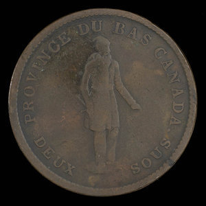 Canada, Banque du Peuple (People's Bank), 1 penny : 1837