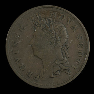 Canada, Province of Nova Scotia, 1/2 penny : 1823