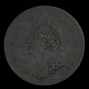 Canada, Province of Nova Scotia, 1/2 penny : 1823