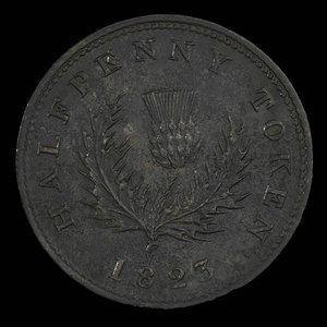 Canada, Province of Nova Scotia, 1/2 penny : 1823