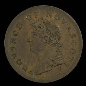 Canada, Province of Nova Scotia, 1/2 penny : 1823