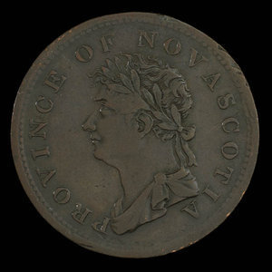 Canada, Province of Nova Scotia, 1/2 penny : 1823