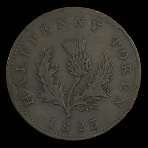 Canada, Province of Nova Scotia, 1/2 penny : 1823