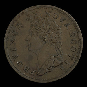 Canada, Province of Nova Scotia, 1/2 penny : 1823