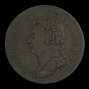 Canada, Province of Nova Scotia, 1/2 penny : 1823