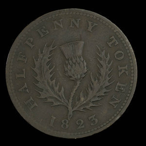 Canada, Province of Nova Scotia, 1/2 penny : 1823