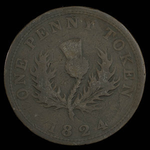 Canada, Province of Nova Scotia, 1 penny : 1824