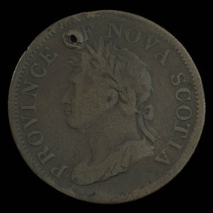 Canada, Province of Nova Scotia, 1 penny : 1824