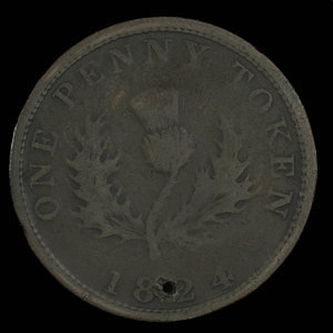 Canada, Province of Nova Scotia, 1 penny : 1824