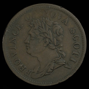 Canada, Province of Nova Scotia, 1 penny : 1824