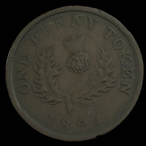 Canada, Province of Nova Scotia, 1 penny : 1824