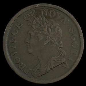 Canada, Province of Nova Scotia, 1 penny : 1824