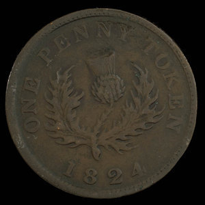 Canada, Province of Nova Scotia, 1 penny : 1824