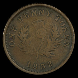 Canada, Province of Nova Scotia, 1 penny : 1832