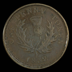 Canada, Province of Nova Scotia, 1 penny : 1832