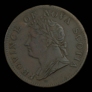 Canada, Province of Nova Scotia, 1/2 penny : 1832