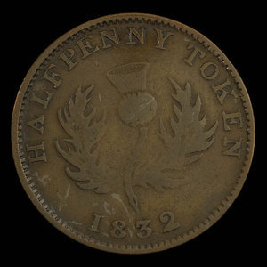 Canada, Province of Nova Scotia, 1/2 penny : 1832