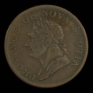 Canada, Province of Nova Scotia, 1/2 penny : 1832