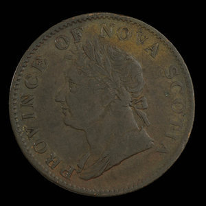 Canada, Province of Nova Scotia, 1/2 penny : 1832