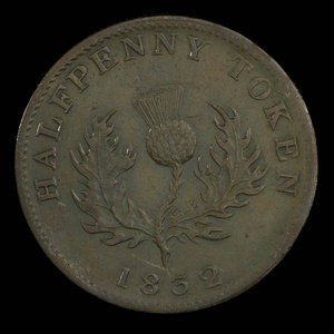 Canada, Province of Nova Scotia, 1/2 penny : 1832