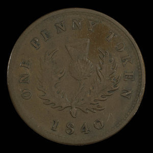 Canada, Province of Nova Scotia, 1 penny : 1840