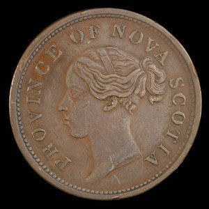 Canada, Province of Nova Scotia, 1 penny : 1843