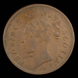 Canada, Province of Nova Scotia, 1 penny : 1843