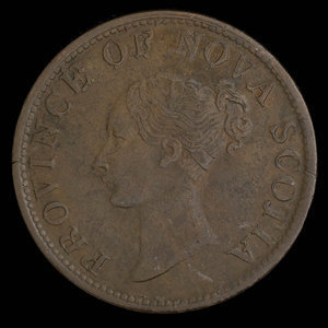 Canada, Province of Nova Scotia, 1/2 penny : 1840