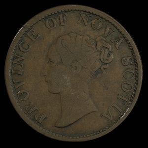 Canada, Province of Nova Scotia, 1/2 penny : 1840