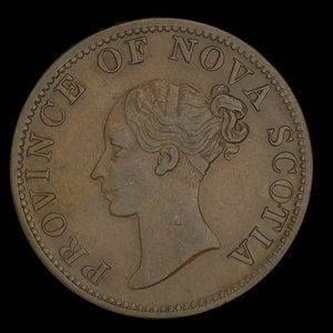 Canada, Province of Nova Scotia, 1/2 penny : 1840