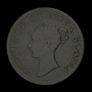 Canada, Province of Nova Scotia, 1/2 penny : 1840