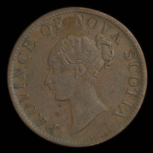 Canada, Province of Nova Scotia, 1/2 penny : 1843