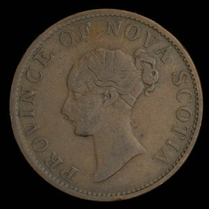 Canada, Province of Nova Scotia, 1/2 penny : 1843