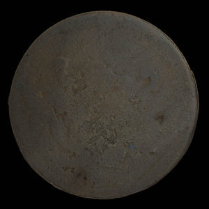 Canada, unknown, 1/2 penny : 1838